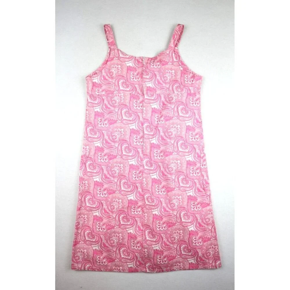 GIRL'S PINK PAISLEY PRINT DRESS - OLD NAVY - SIZE 14 - NWT